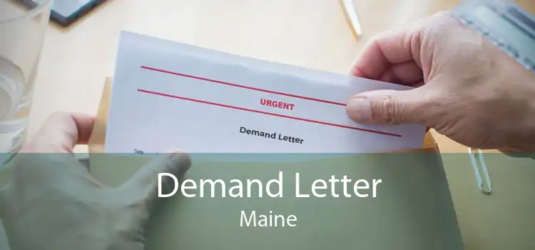 Demand Letter Maine