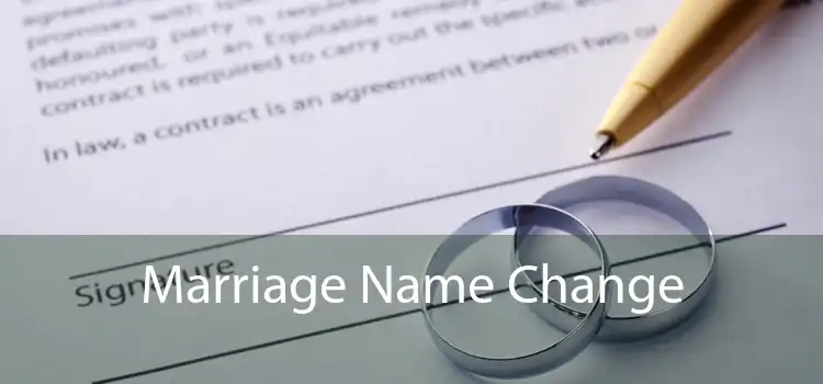 Marriage Name Change 